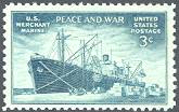 Merchant Marine Commemorative Stamp. United States, 1946.